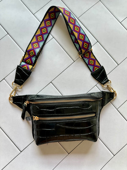 Black Beauty - Combo 2 Belts (Zig Zag & Colorful)