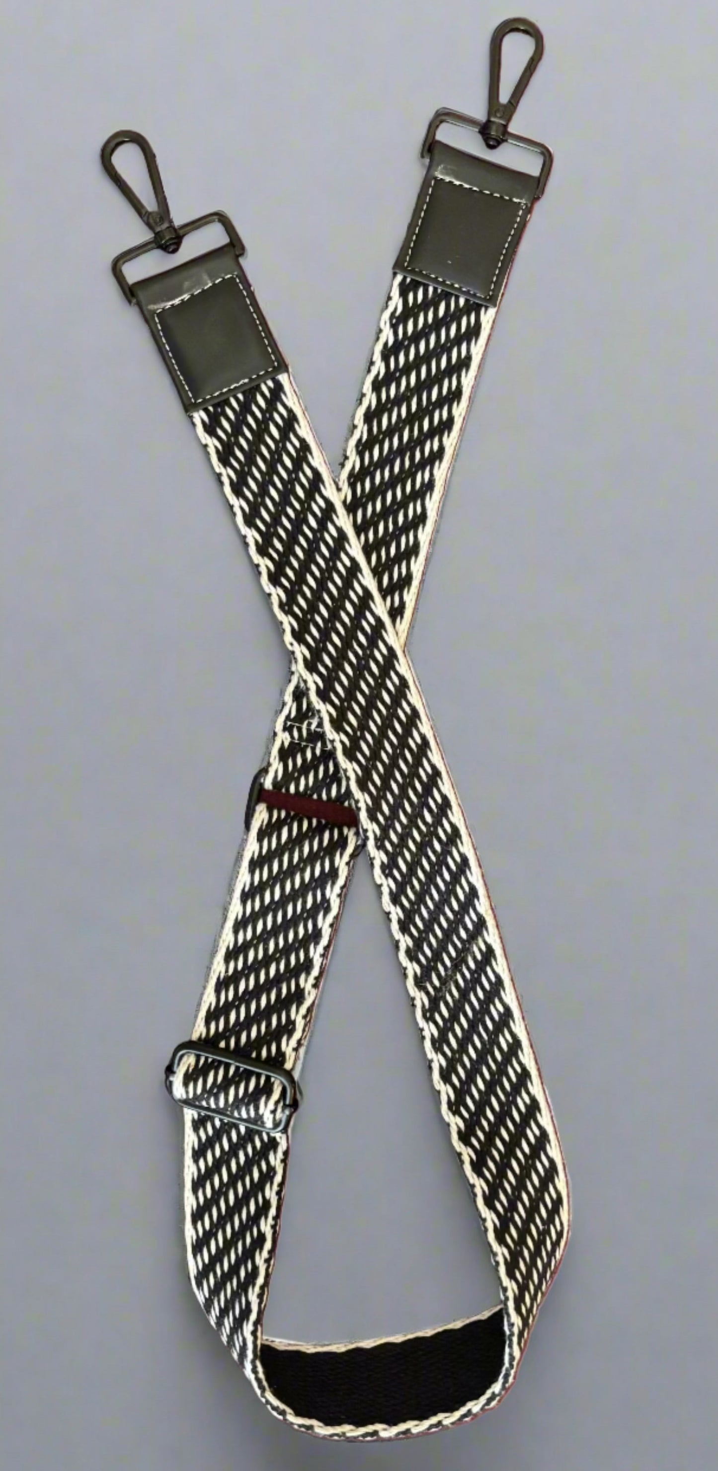 Smart Strap - Black & White Criss Cross