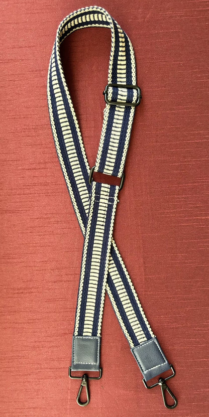 Smart Strap - Off White & Navy Blue