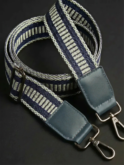 Smart Strap - Off White & Navy Blue