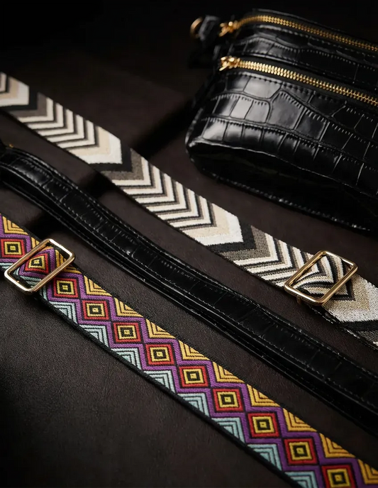 Black Beauty - Combo 2 Belts (Zig Zag & Colorful)