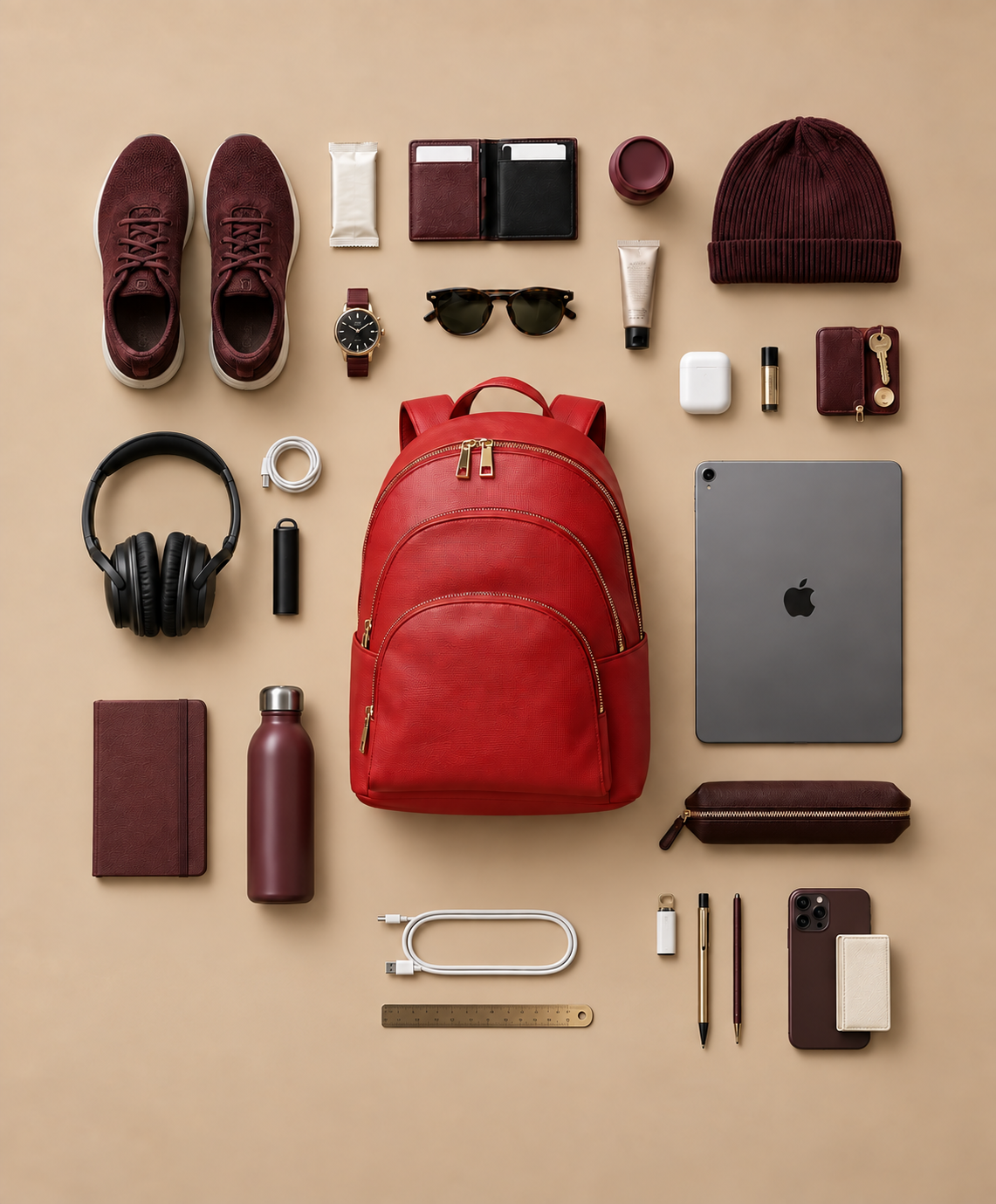 Everyday Everywhere Backpack (Red)